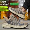 Lightweight Men Safety Shoes Steel Toe Work Sneakers Non Slip Protective Shoes Anti-smash Anti-puncture Indestructible Shoes