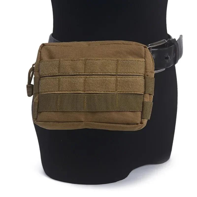 Taktische Molle Gürteltasche Männer Outdoor Camping Brieftasche Klettern Geldbörse Fanny Pack EDC Telefon Tasche Nylon Jagd Gürtel Tasche