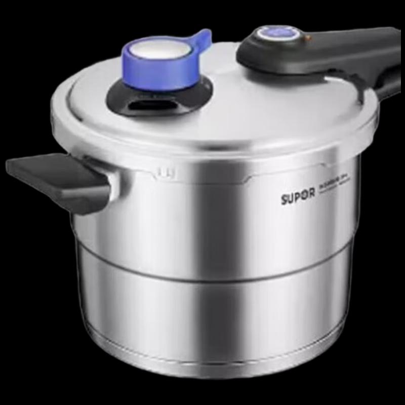 SUPOR Blue Eye Anti-Explosion Stainless Steel Pressure Cooker 24cm