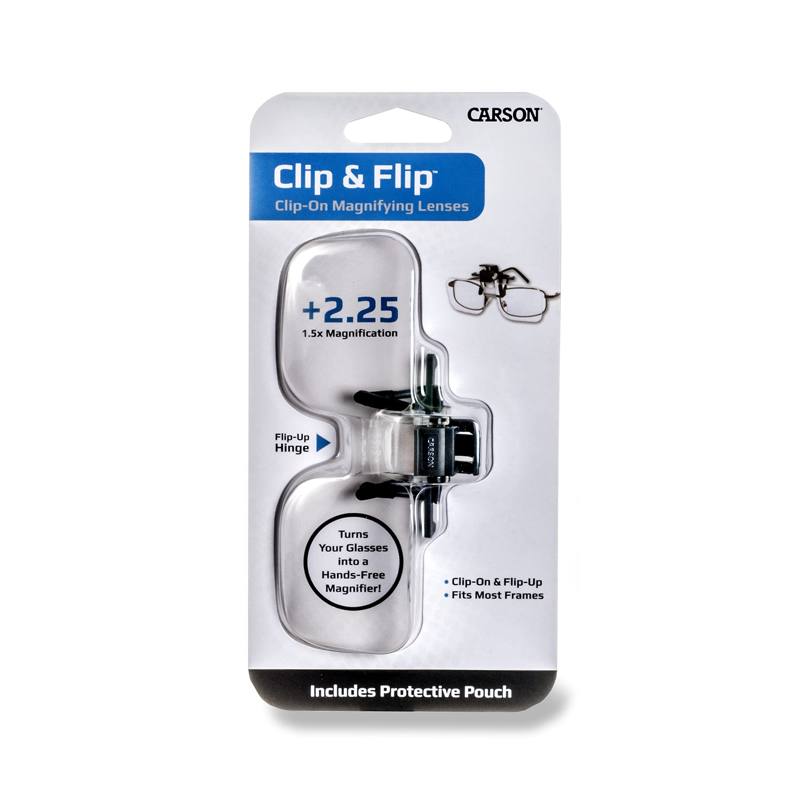 

Carson Clip Flip Diopter Magnifying & CF-10 (1.5x/2.25 Lens)
