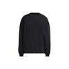 Sweatshirts Women's Black Crew Neck Moderate Regular HA0955