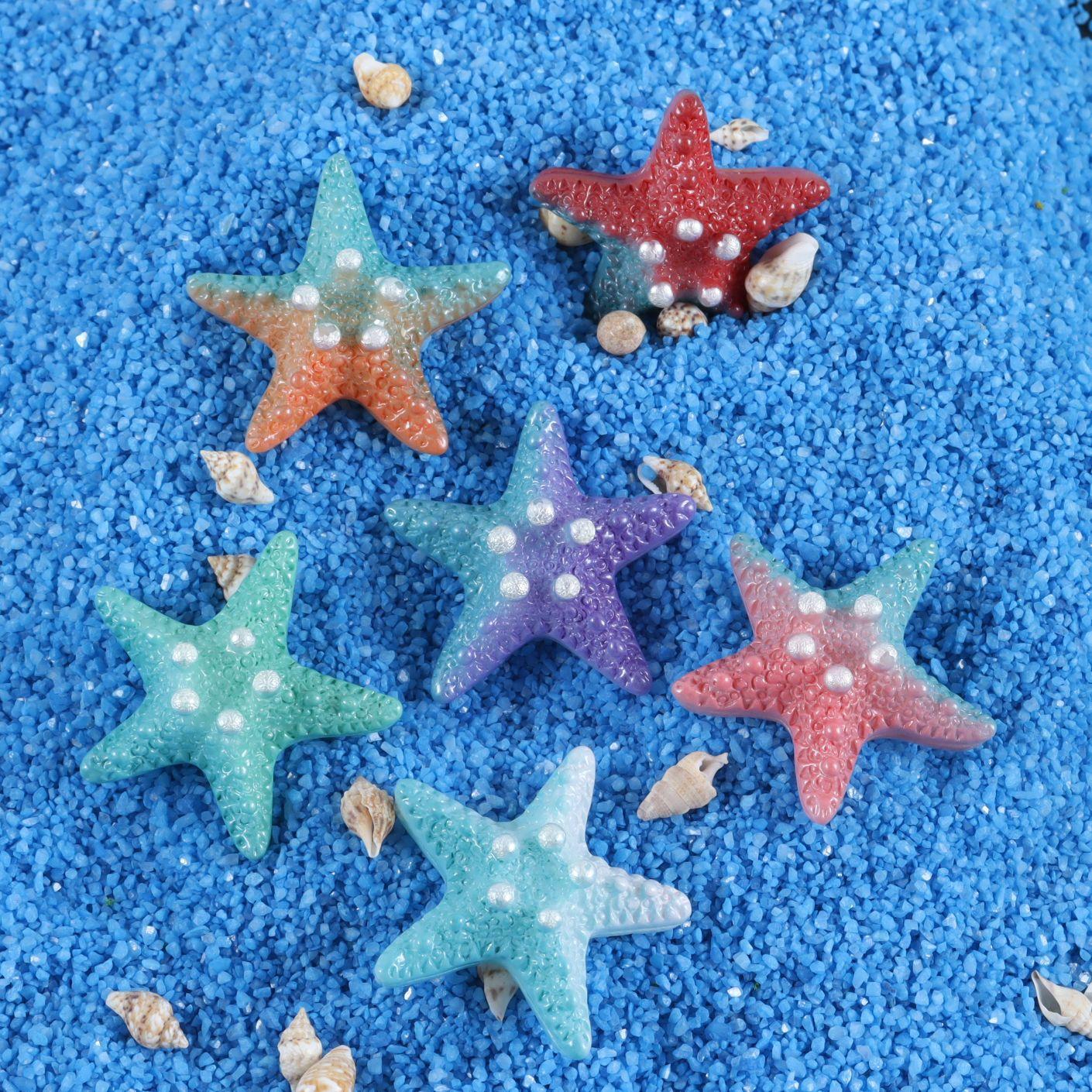 

10 шт. DIY Смола Очаровательные Блестящие Яркие Морская Звезда Ракушка Для Дома Свадьбы DIY Украшения Чехол для Телефона DIY Декорация 10pcs
