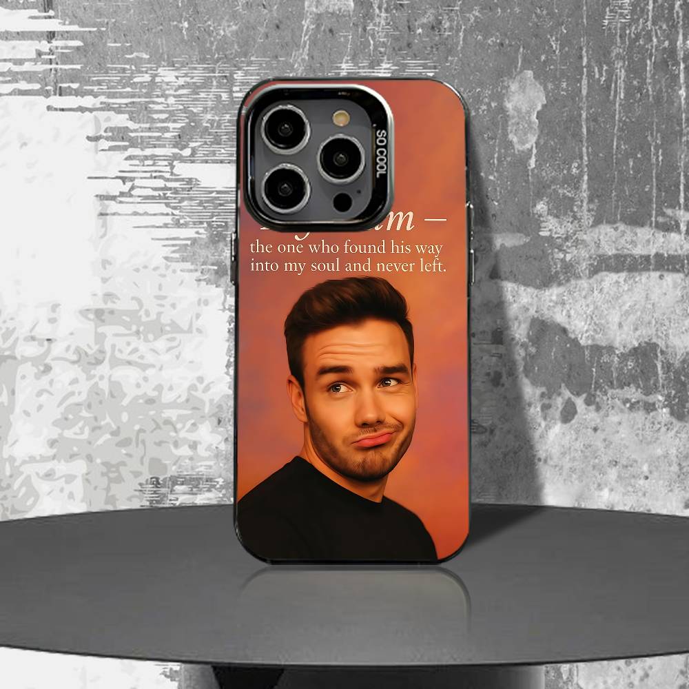 

L-Liam P-Payne Phone Case For iPhone 17,16,15,14,13,12,11,Air,X,XR,Pro,Max,Plus IMD Silver Shell iPhone12mini