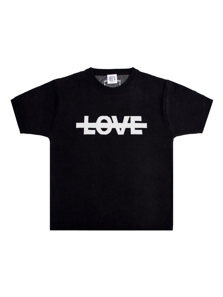 Hyeonseutyudio Love Short Sleeve Knit