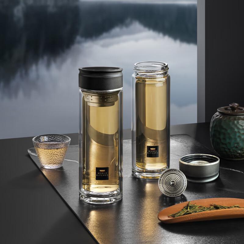 WORLD KITCHEN Corning Black Samurai Glass Cup