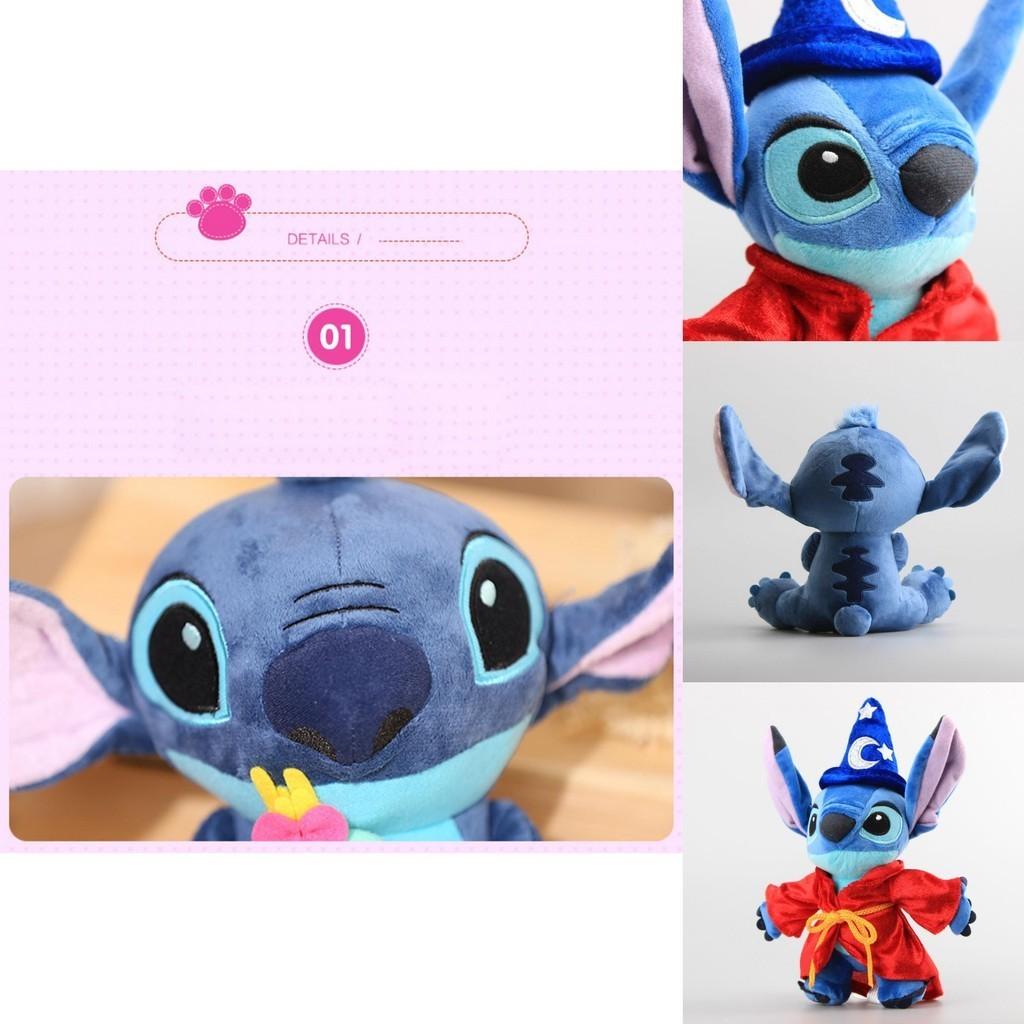 25cm/9.6in Disney Stitch Pluszowa Miękka Zabawka Wypchana Lalka Boże Narodzenie Dzieci Prezent