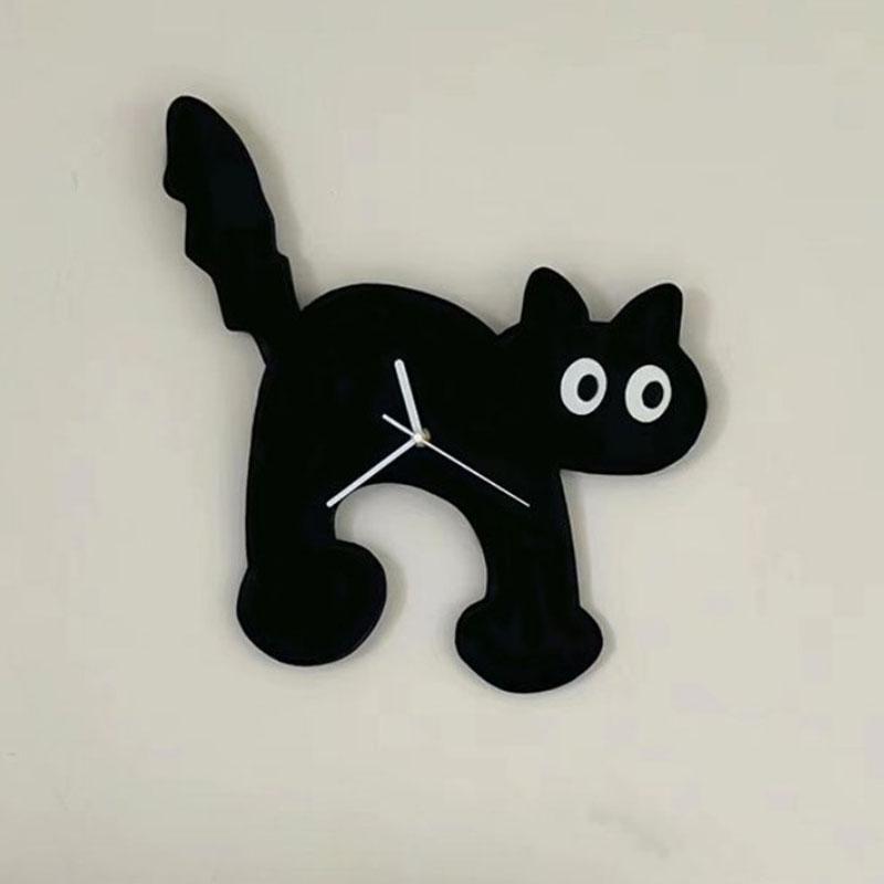 Acrylic Wall Clock Design Cute Clock Modern Unique Creative Clock Aesthetic Watch Silent Living Room Decoration Interior Elegant Room Ornaments