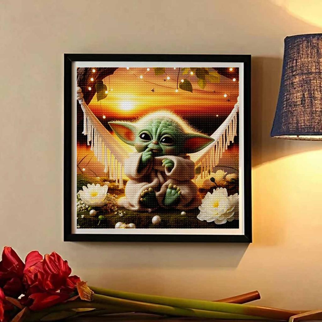 5D DIY Diamond Painting Decorative Dwarf Elves Full Round Drill Scenery Diamond Embroidery Cross Stitch Kits Home Decor Gift