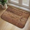 American Retro Faux Wood Grain Diatom Mud Stain-Resistant Floor Mat
