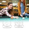 Billiard Rod Trainer Billiards Straightness Trainer Billiard Hitting Exerciser Acrylic Pool Cue Strokes Training Device