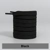 Classic Black/White Shoelaces Flat Double Layer Lace Precision Woven Wear Resistant Anti Corrosion Polyester Laces for All Shoes