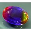 Fabulous Natural Tourmaline Bi-Color 79-80 Ct Oval Cut Certified Loose Gemstone