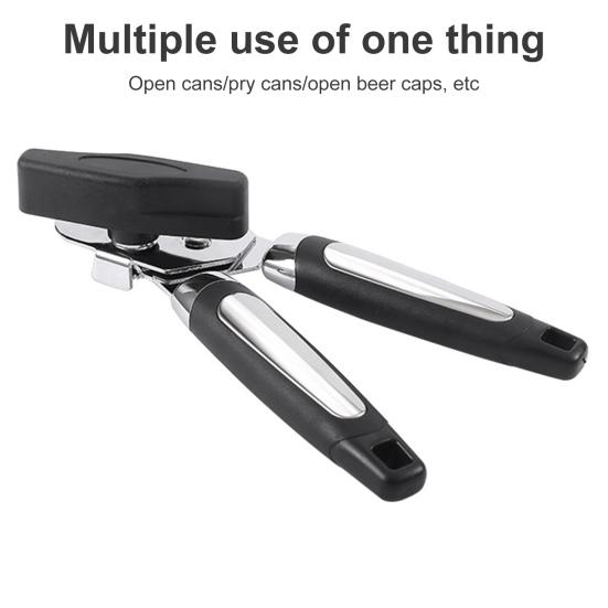 Otvírák na konzervy, úsporný proces galvanického pokovování 3 v 1, ruční protiskluzový nástroj na otevírání lahví s medvědem, kuchyňský gadget