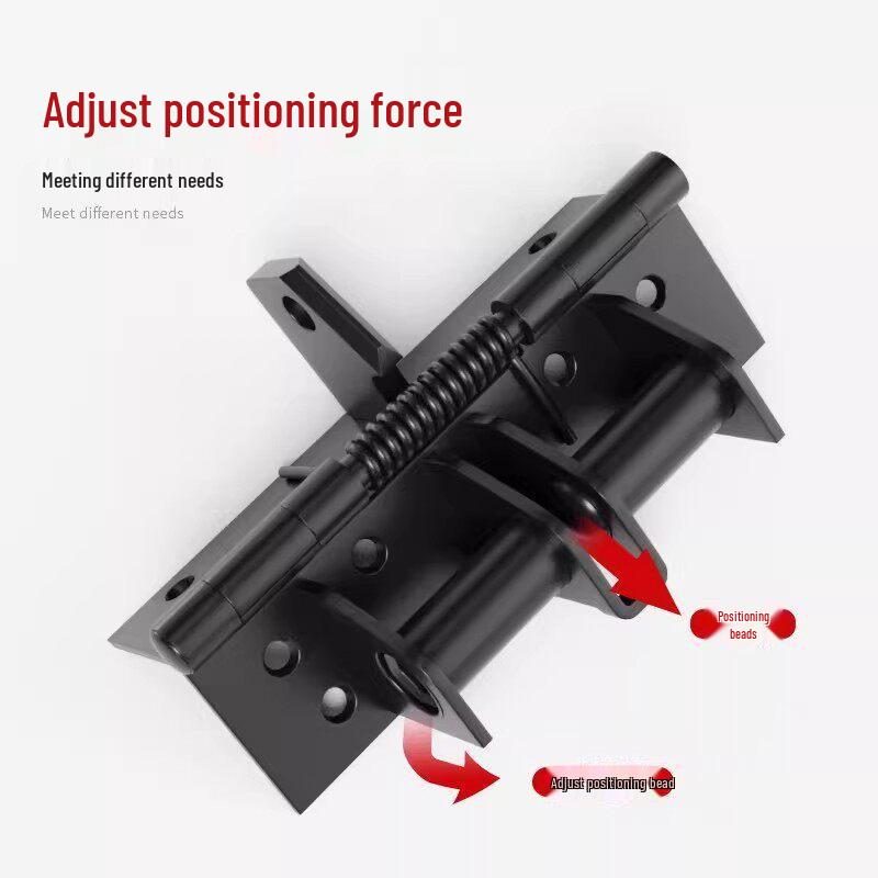 Automatic Door Closer: Multi-functional Invisible Spring Hinge with Buffer and Positioning Features