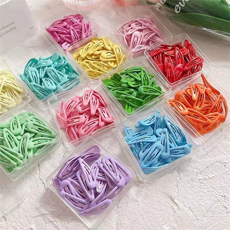 Solid 3cm Baby Bb Clip Shiny and Fashionable Cute Small Hair Clip Side Hair Breaking Bang Clip