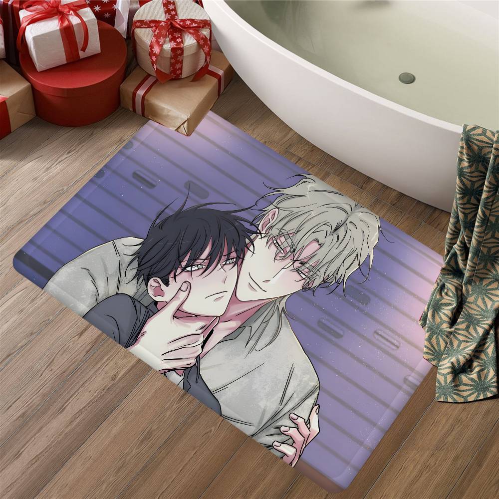 Low Tide In Twilight Anime Floor Mat INS Style Soft Bedroom Floor House Laundry Room Mat Anti-skid Household Carpets