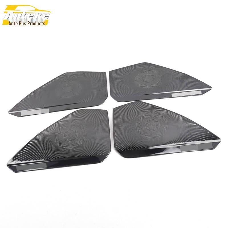 Stainless Steel Speaker Covers for 18/20 Tiguan - Four-Door Decorative Audio Box Stickers