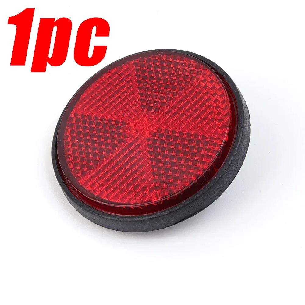 1/5pcs Circular Reflector Universal Car Trucks Motorcycle ATV Bikes Bicycle Reflector Safety Reflector Motorcycles Accessories