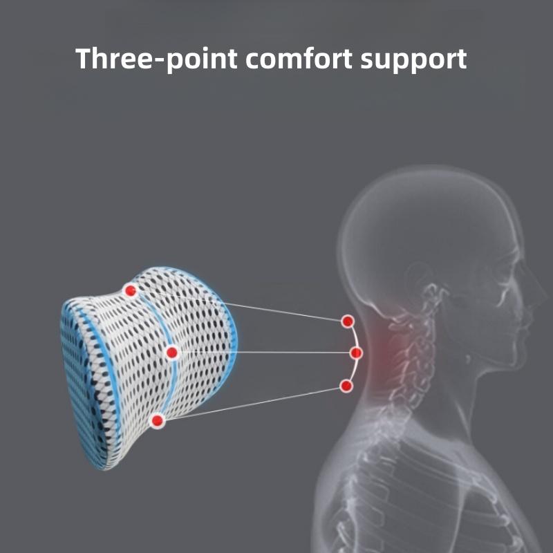 For Memory Foam Car Headrest Pillow 4D Mesh Comfort Breathable Fabric Car Seat Neck Pillow