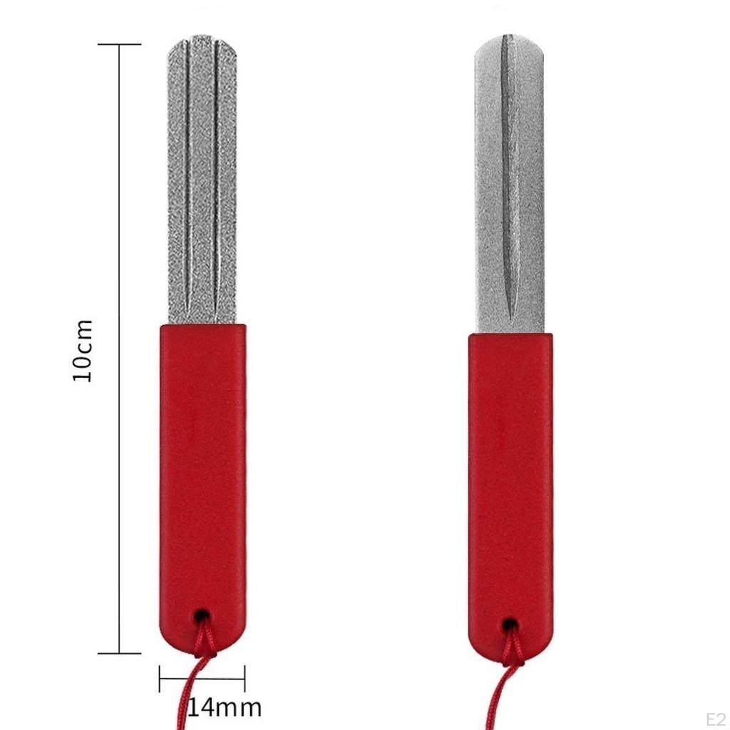 10 X 1,4 cm Angelhaken-Schärffeile mit Mehrfachnut-Zubehör für Outdoor-Sportarten,