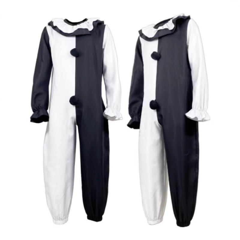 Halloween costume broken soul clown costume, horror movie Halloween costume stage performance costume