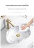 Tengxiang Ivory White Ceramic Marble Countertop Single Hole Top-Mount Sink