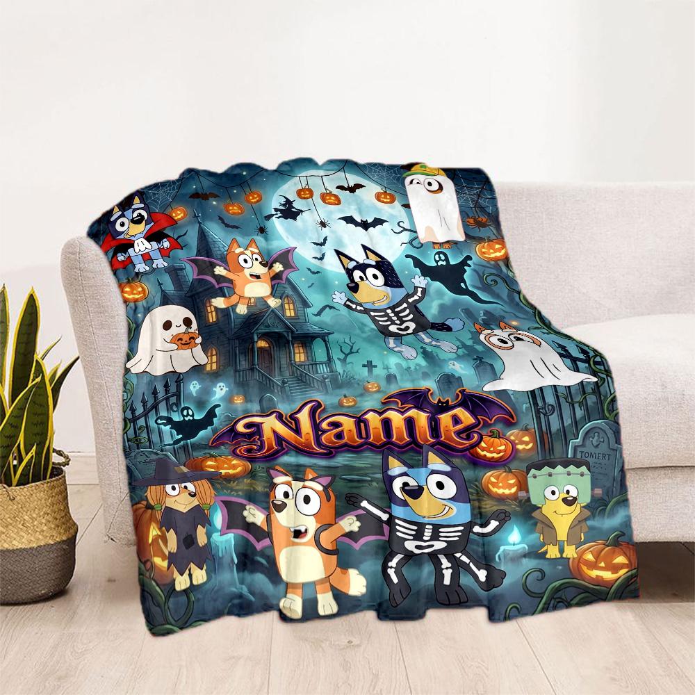 Christmas Friends Personalized Name Blanket Gift Personalized Blanket Comfortable Suitable for Couch Home Decor Livingroom Nap for All Occasions
