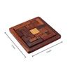 Shriji Crafts Wooden Jigsaw Puzzle Square for Kids Brain Teaser