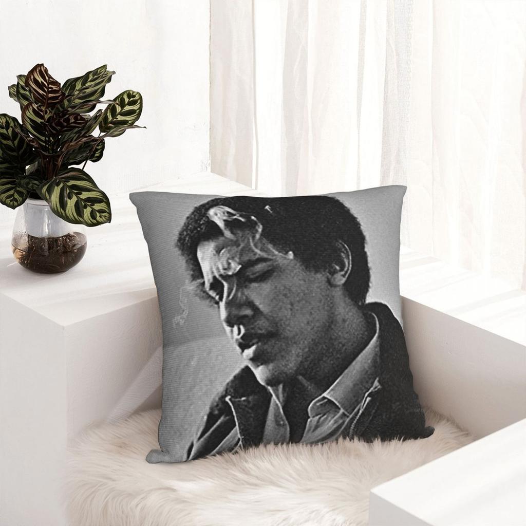 Barack Obama Smoking Square Pillowcase Cushion Cover Pillow Case Throw Pillow Cover for Home Bedroom Car