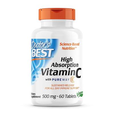 Vysoce vstřebatelný vitamín C s Pureway C 500 mg, 60 tablet