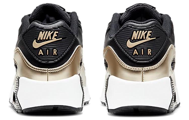 Nike Air Max 90 LTR Black Metallic Gold Star GS CD6864-008