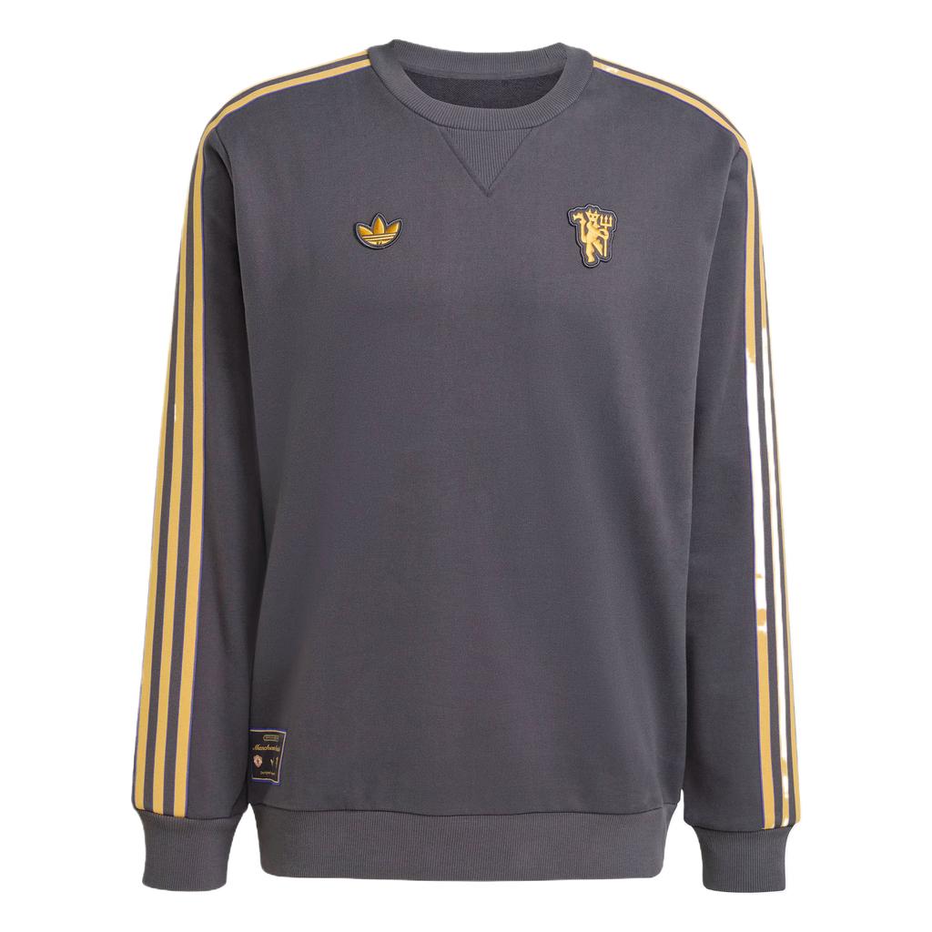 adidas Originální Manchester K pokožce šetrná všestranná módní mikina s kulatým výstřihem Pánská mikina JN2824