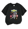 Toddler Boys Girls 100% Cotton Crew Neck Short Sleeve T-Shirt Cute Cartoon Character Printed Casual Soft Breathable Kids Summer Daily Wear Graphic Tee