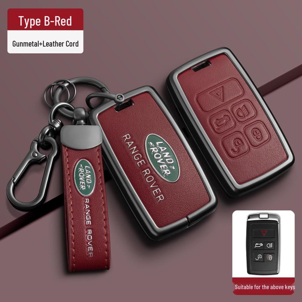 Land Rover Key Case for Range Rover Evoque, Defender, Velar, Discovery Sport, Discovery 5 - Lan Yun Buckle