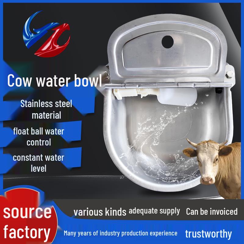 Bebedouro Automático de Boia de Aço Inoxidável para Gado, Ovelhas, Porcos, Cães, Cavalos e Mulas