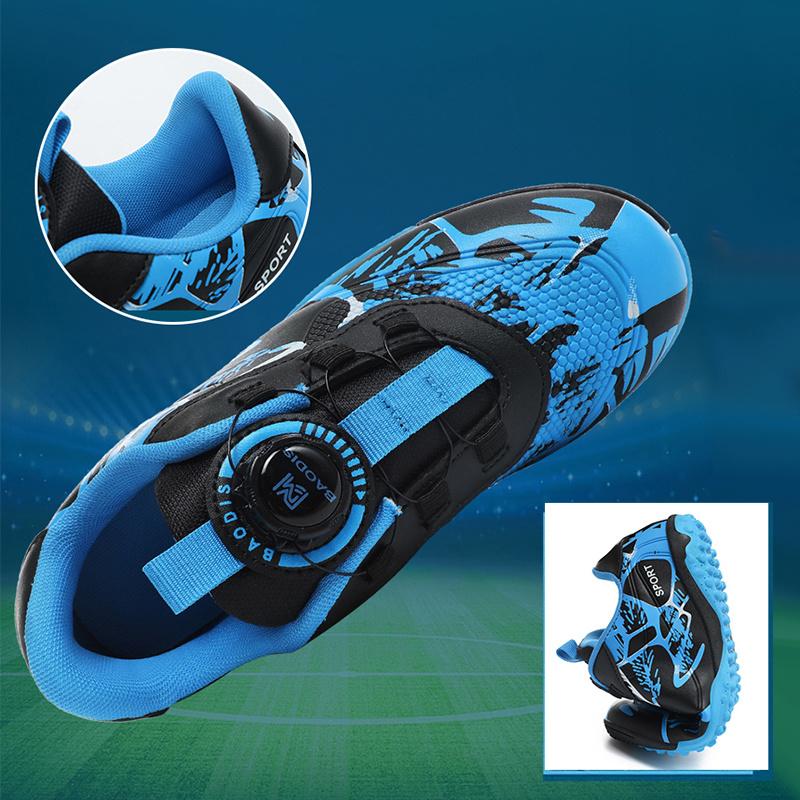 Kids Soccer Shoes Society TF/FG School Football Boots Cleats Grass Sneakers Boy Girl Outdoor Athletic Training Sports Footwear