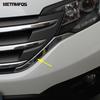 For Honda CRV CR-V 2012 2013 2014 Chrome Front Bumper ert Grille Racing Grill Strip Cover Trim Sticker Car Accessories
