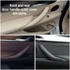 Car Interior Passenger Doors Pull Handle Outer Leather Cover Replacement For BMW X5 X6  F15 F16 2014-2018