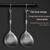 Zhishe Stainless Steel Dumpling Skimmer with Rosewood Handle