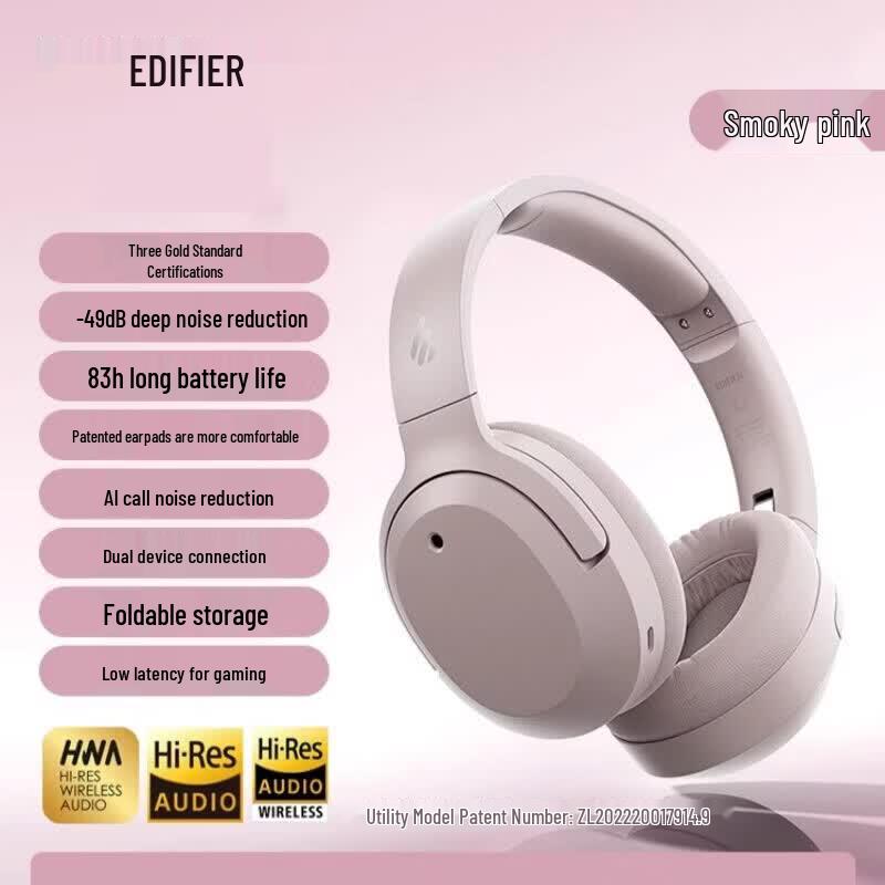 Edifier W820NB Bluetooth Noise-Cancelling Headphones