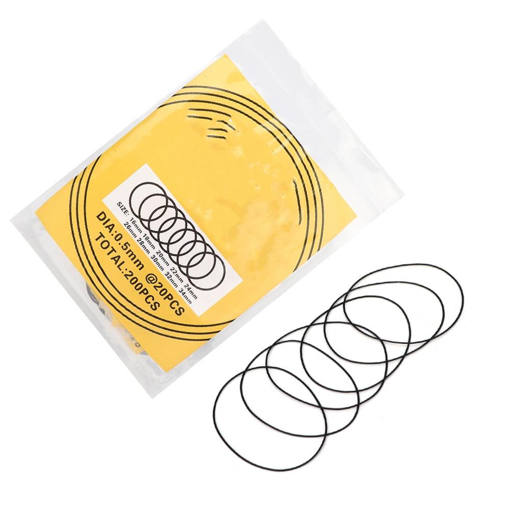 Rubber Material Rubber Seal Round Shape Watch Gasket Professional O Ring Seal  Watchmaker Tools