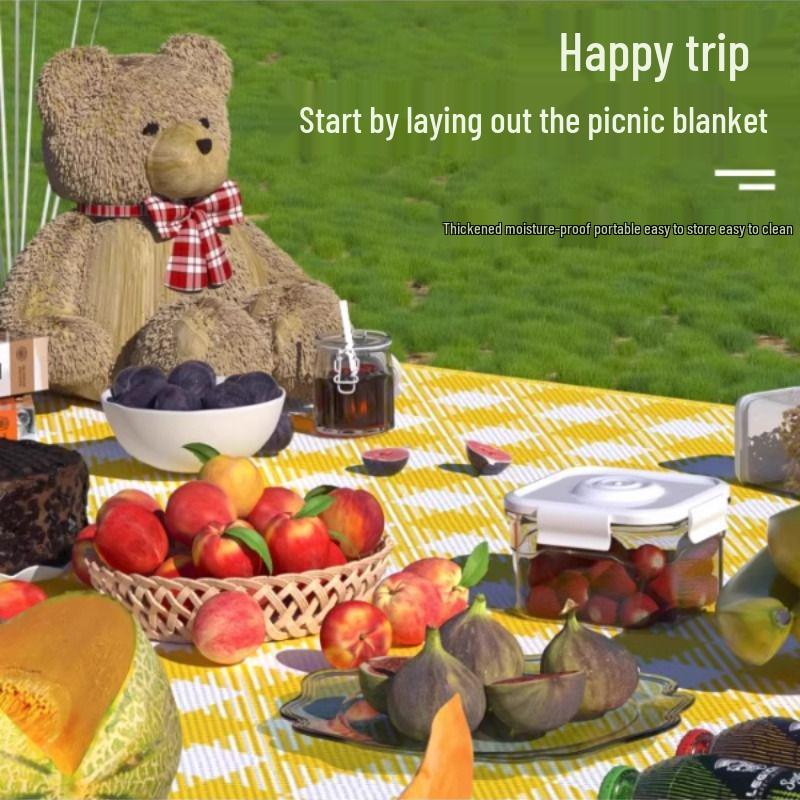 Waterproof Outdoor Picnic and Camping Mat – Thick, Moisture-Proof, Portable Beach Tent Mat