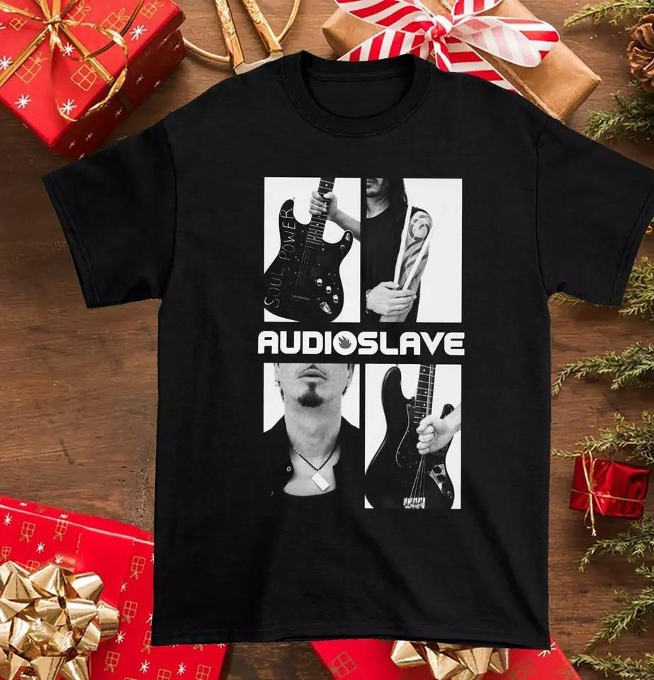 vTG Audioslave Группа Тяжелый Хлопок Полный Размер Футболка Подарок Для Фаната MZ070 Унисекс Футболка S