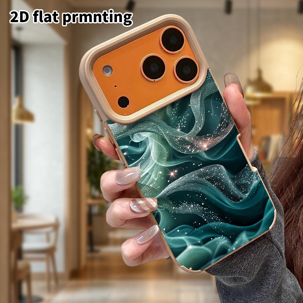 Phone Case: Lambskin 2D Flat Samsung Galaxy A34 A35 M05 M06 S20 S22 S21 FE Plus 5G Protective Case, Sparkly Star Design, Christmas and Halloween Gift