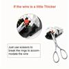 10pcs Wire Cable Snap In T1/T2/D1/D3 Wire Connector No-solder No-peel Quick Terminal Connections Joiners Auto Plug Electrical Accessories