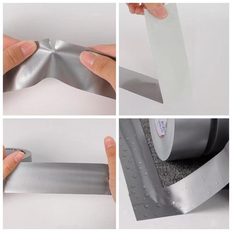 No Residues Adhesive Duct Tape Cloth Based Adhesive Tape Carpet Floor Waterproof Tape for Multipurpose Home Repair