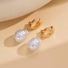 New Arrival Irregular Simulate Baroque Pearl Clip on Earrings for Women Mom Hyperbole Non Pierced Dangle Earrings Jewelry Gifts