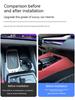 ABS Vaganza leather Central Control Gear Side Decorative Strips For BMW 5 Series G60 2025-2025 styles Car Interior Accessories
