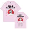 Singer Mac Demarco Law & Order Double Sided Print T-shirt Men Women Fashion Vintage Oversized Tshirt Men's Casual Cotton T Shirt