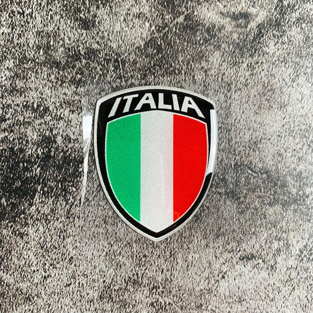 Universal 3D Reflective World National Flag Stickers Decals for Car Motorcycle Exterior Decoration